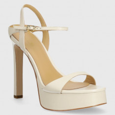 MICHAEL Michael Kors stilettos de piele Amara culoarea bej, 40S4AMHS4L