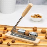 Dispozitiv pentru spart nuci, inox-lemn, Kinghoff