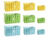 Cumpara ieftin Set 9 cosulete Paste lemn 25x16.5x14 cm, 18x12x10.5 cm, 12x8x7 cm