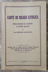 Carte de religie catolica - Edmond Barciovschi// 1941