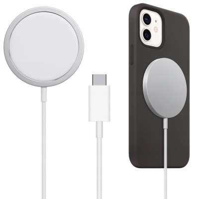 &amp;Icirc;ncărcător Inductiv Fără Fir Co2 Pentru Magsafe Iphone 12 13 14 15 Rapid 15W foto