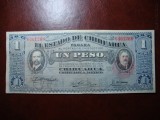 MEXIC 1915, Chihuahua, 1 Peso, UNC, Bancnota Veche