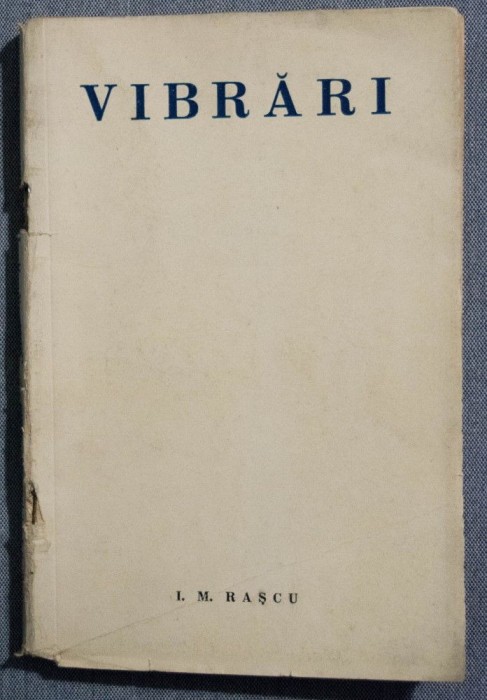 I. M. Rașcu - Vibrări (1935)