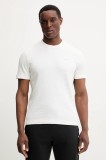 HUGO tricou barbati, culoarea bej, neted, 50532011