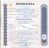 Bnk div Certificat actionar Petrotel - 1996, Romania de la 1950