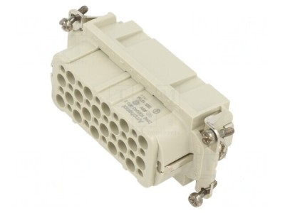Conector HDC inserție contact bărbat C146 PIN: 10 10 PE dimensiune A10 foto