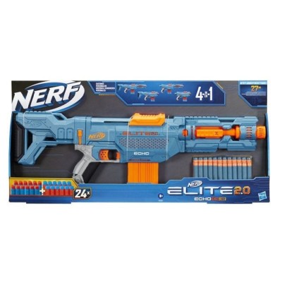 Mitraliera Nerf Elite 2.0 Echo CS 10, 24 sageti, 6.67x68.58x31.75cm foto