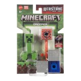 Figurina Minecraft Creeper 8 cm articulata cu piesa Build A Portal