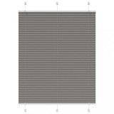 vidaXL Jaluzea plisată Antracit 105x150 cm Lățime țesătură 104,4 cm