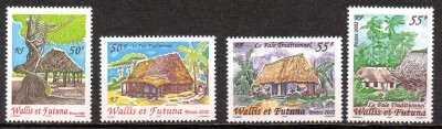 Wallis&amp;amp;Futuna 2002, Arhitectura, serie neuzata, MNH foto