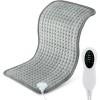 Patura Electrica cu Incalzire tip Pad, 10 Nivele de Temperatura, Telecomanda cu Afisaj, Timmer, Oprire Automata, pentru Dureri Musculare, Articulare,