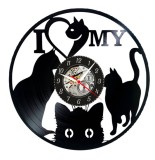 PISICI-ceas de perete