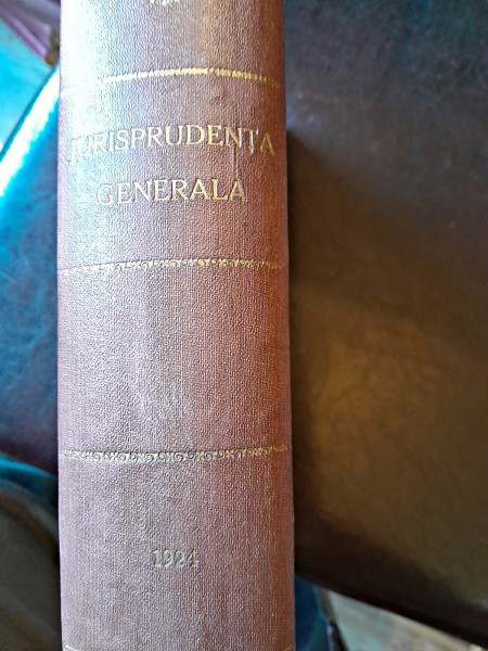 Jurisprudenta generala pe anul 1924