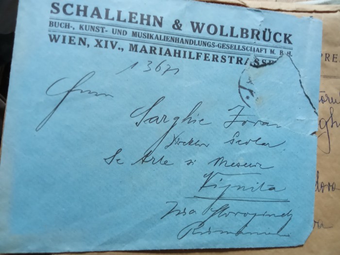 Plic cu Stampila Wien Vijnita
