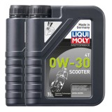 Pachet 2 litri Ulei moto Liqui Moly Motorbike Scooter 4T 0W30