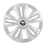 Set 4 Capace Roti Terra Gri R15 pentru Dacia