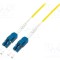 Patch cord fibră optică OS2 LC/UPC 10m LSZH LOGILINK