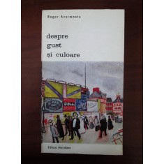 Roger Avermaete - Despre gust si culoare