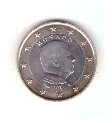 Moneda 1 euro Monaco 2021, stare foarte buna, curata foto
