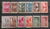 Romania 1945 - Apararea Patriotica,hartie crem,stampilate