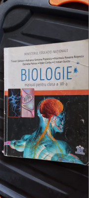 BIOLOGIE CLASA A VII A SAITAN POPESCU ROSESCU PETROV GURZU CITITI DESCRIEREA ! foto