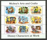 GUYANA 1995 DISNEY DESENE ANIMATE ART AND CRAFTS