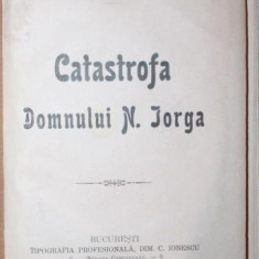 CATASTROFA DOMNULUI N . IORGA