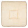 Perna pentru Scaun, Model Fără Fermuar, Umplutură Spumă, Culoare Ecru, Dimensiuni 39x39 cm, Oem