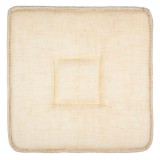 Perna pentru Scaun, Model Fără Fermuar, Umplutură Spumă, Culoare Ecru, Dimensiuni 39x39 cm, Oem