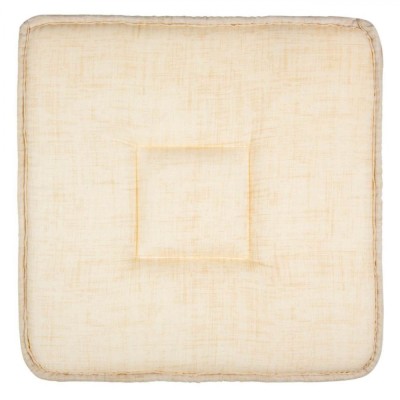 Perna pentru Scaun, Model Fără Fermuar, Umplutură Spumă, Culoare Ecru, Dimensiuni 39x39 cm foto