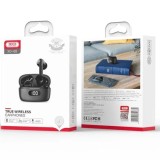 Casti Wireless, Ear Buds, Bluetooth 5.1, Dual Mic, Negru