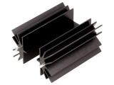 Radiator Aluminiu Negru TO220 50.8mm 5.2K/W