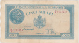 ROMANIA 5000 LEI OCTOMBRIE 1944 F