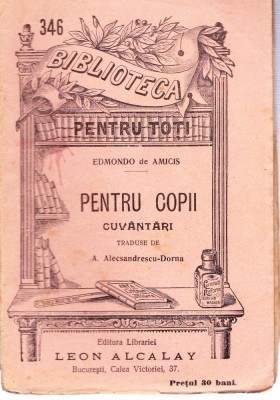 AS - EDMONDO DE AMICIS - PENTRU COPII CUVANTARI foto