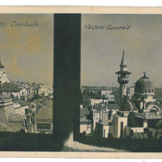 4584 - CONSTANTA, Panorama, Romania - old postcard, real PHOTO - used - 1942