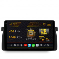 Navigatie BMW E46, Android 13, V-Octacore 4GB RAM + 64GB ROM, 9.5 Inch - AD-BGV9004+AD-BGRKIT397