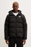 adidas geacă Essentials Climawarm culoarea negru, de iarnă, oversize, JM4165