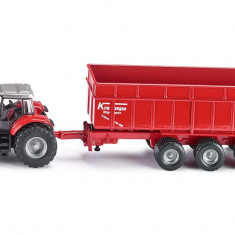 Jucarie - Massey Ferguson Tractor with Trailer | Siku