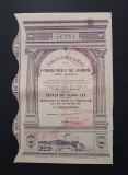 Actiune 1939 Fabrica de hartie Letea , titlu de 20 actiuni