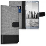 Husa pentru LG G6, Textil, Gri, 41017.22, Kwmobile