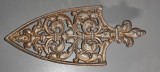 Suport pt. fier de calcat vintage din fonta lungime 28 cm latime 12 cm