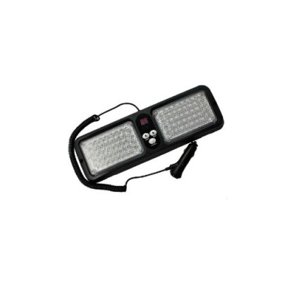 Lampa Led parasolar stroboscopica 12V lumina Albastra Cod: 113A foto