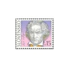 Slovacia 2003 - Ludwig van Beethoven, neuzata