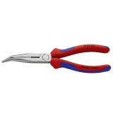 Cleste profesional cu varf lung indoit si suprafata taietoare Knipex 26 22 200, 200 mm