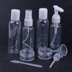 Set Recipiente pentru Depozitare Produse Cosmetice, 9 Piese foto