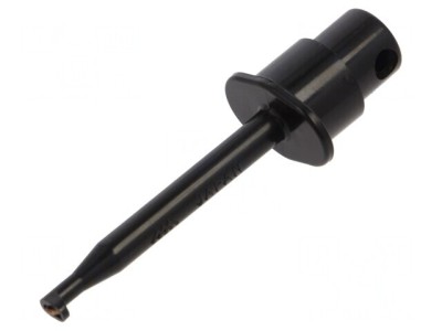 Clips Măsurare cu C&amp;acirc;rlig Neagră 2mm 60VDC 30VAC foto