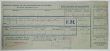FACTURA PENTRU ENERGIE ELECTRICA , SOCIETATEA GENERALA DE GAZ SI DE ELECTRICITATE DIN BUCURESTI, 1943