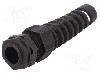 Presetupa poliamida, M20, IP66, IP68, ALPHA WIRE - PMS20 BK080