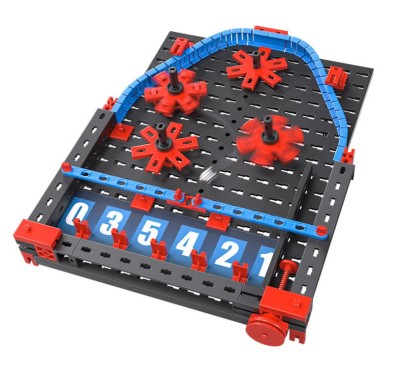 Kit STEM Construieste si joaca Pinball Fischertechnik foto