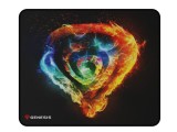 Mousepad genesis carbon 500 m fire g2 material cauciuc + material textil dimensiuni 300 x